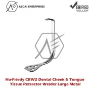 Hu-Friedy CRW2 Dental Cheek & Tongue Tissue Retractor Weider Large Metal