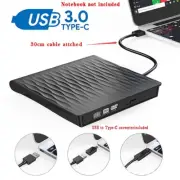 External Optical Drive USB 3.0 Type-C Portable CD DVD RW Burner Optical Drives