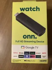 onn. 100133520 Google TV Full HD Streaming Device