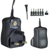 Multi-Voltage 600ma Regulated Switch Mode Power Supply UK Plug Pack Of 2