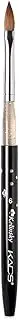 KADS Kolinsky Sable Acrylic Brush Size 2#/4#/6#/8#/10# Acrylic Brush with 5pcs/Set Black Kolinsky Sable Acrylic Nail Brushes (6#)