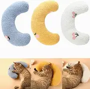 OJDXDY 3Pack Cat Pillow Soft Dog Bed Pillows Pet Calming Toy Plush Pet Neck Pillow for Upper Spine and Calming Support Kitten Pillow Training Toy for Joint Relief Sleeping Improve Machine Washable
