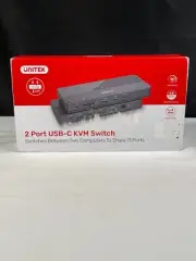 Unitek D1077A 4K UHD Display USB-C KVM One Key Switch Docking Station In Box