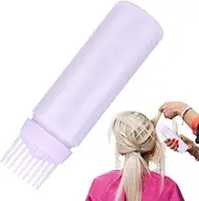 Hair Coloring Bottle Applicator, Hair Oil Application Bottle | Portable Empty Scalp Comb Bottle | Large Capacity Coloring Tool for revi