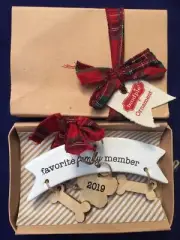 Mud Pie 2019 Favorite Family Member Ornament New In Box