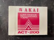 8 TRACK AKAI ACT-200 60 MINUTE BLANK 8 TRACK TAPE-SEALED!