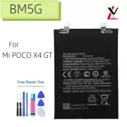 5080mAh BM5G Battery For Redmi Note 11T Pro for Pocophone Poco X4 GT TOOLS