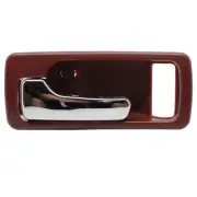 Inside Door Handle For 90-93 Honda Accord-Front Left-Light Red w/ Chrome Lever (for: Honda)