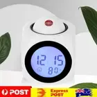 Creative Projection Clock LED Electronic Alarm Clock for Home Decoration (White)