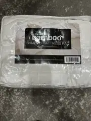 Zen Bamboo Hypoallergenic Matress Pad King Size 78in x 80in x 17in