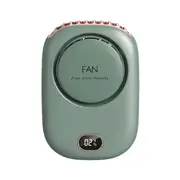 Rechargeable Desk Fan Portable Neck Fan USB Mini Cooling Travel Hanging Fan