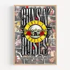 Guns N' Roses Retro Vintage Concert Music Band Poster Print