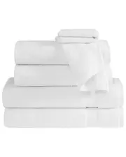 Vince Camuto Classic Solid 6pc Towel Set