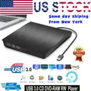 Slim External DVD/CD±RW Writer Drive Burner Reader Player Laptop