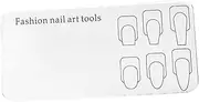 Nail Art Palette Mixing Plate Cosmetic Portable Mixing Tool Nail Polish Palette for Lipstick Foundation Painting Coloring, Black