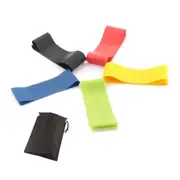 Yoga Stretch Straps 5pcs Resistance Bands Heavy Strength Exercise Crossfit Power