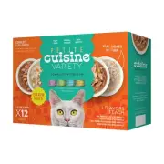 Grain-Free Wet Shredded Chicken Cat Food in Broth, Made with Superfoods, Vari...