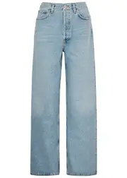 Agolde Low Slung Baggy Blue Wide-leg Jeans - W24 W24