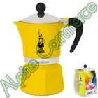 *1-Kettle* Bialetti Rainbow Espresso Maker 4.3 Oz 3 Cups Aluminum 0004982/NP