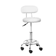 Artiss Salon Stool Swivel Barber Chair Backrest Hairdressing Hydraulic Height