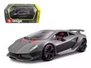 Bburago Lamborghini Sesto Elemento Gray 1:24 Diecast Model #18-21061