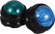2pcs Handheld Resin Massage Ball Roller Versatile Massage Tool for Back Neck and Legs for Muscle Relief Durable and Easy to Clean