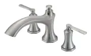 Gerber D300928T Draper Deck Mounted Roman Tub Filler - Nickel