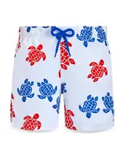 Vilebrequin Boys' Jim Jim Multi Color Turtle Swim Trunks - Little Kid, Big Kid