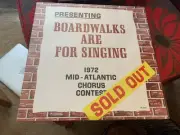 Various - Boardwalks Are For Singing 1972 Mid-Atlantic Chorus Contest MC 8307