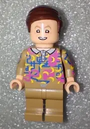 Minibigs Dan Flashes Fan Minifigure Dark Tan Variant (I Think You Should Leave)