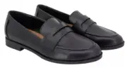 Kensie Gritty Ladies' Penny Loafer Color Black, Size 9, Easy On, Extra Padded ￼￼