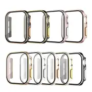Watch Protective Case Two-color Electroplating Watch Screen Cover for iWatch