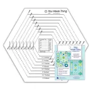 Quilting Patchwork Sewing Template You Hexie Thing Hexagon Ruler