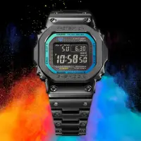 在飛比找momo購物網優惠-【CASIO 卡西歐】G-SHOCK 彩虹光譜 全金屬太陽能