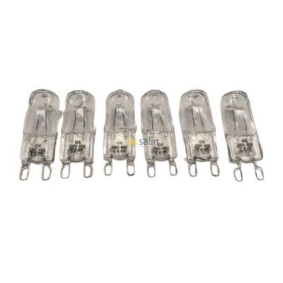 6X IKEA OVEN HALOGEN LAMP LIGHT BULB GLOBE|40W|SUITS: IKEA 949718191