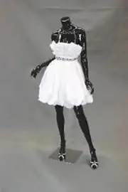 Gloss Black Female Display Mannequin Manikin Manequin Dress Form #A2BB