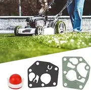 Briggs and Stratton, Primer Complete Kit Plastic Not Easy to Damage High Adaptability Gasket, for Stratton Carburettor Diaphragm Briggs