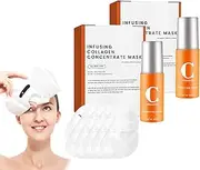 Highprime Collagen Film & Mist Kit, Highprime Collagen Soluble Facial mask, High Prime Collagen Film and Mist，Achieving Youthful and Radiant Skin，Smoothing Fine Lines-2BOX