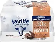 Nutrition Plan High Protein Chocolate 30g Shake,Gelatin Free,11.5fl.oz,(12 Pack) - PACK OF 1