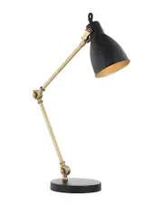 JONATHAN Y Designs 24in LED Barnes Metal Task Lamp