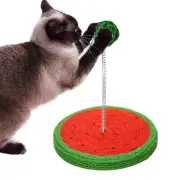 Sisal Cat Toy Cute Kitten Scratching Board Cute Spring Ball Cat