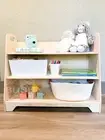 Large Montessori Toyshelf – Toy Storage Shelf - Montessori Wooden Furniture