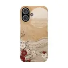 Japandi-Style iPhone Case by Japanese Designers, Gift, Trendy, Modern, Floral