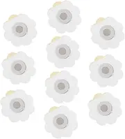 WEKAMOS 10pcs Patches Pastes Moxibustion Apparatus Fixing Stickers Self-adhesive Stickers Moxibustion Machine Fixators Heat Insulation Stickers Portable Fixators Non-woven Fabric White