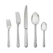 Christofle Aria Silver-Plated 5 Piece Flatware Set