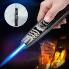 Bright Fire Lighter Electric Refillable Butane Adjustable Windproof Barbecue
