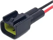 2 Pin Furukawa 2.3MM FW-C-2M-B Auto Lgnition Coil Waterproof Male Female Electronic Connector Wire Harness Compatible with F~rd Focus (Color : 2P Male, Size : 1Pc with 15cm Wire)