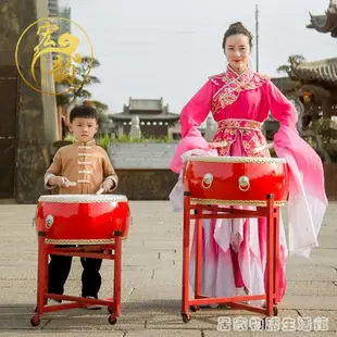 兒童鼓牛皮鼓小鼓大堂鼓幼兒園鼓兒童玩具鼓敲打鼓鑼鼓打擊樂器【四季小屋】