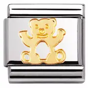 Nomination Composable Classic Stainless Steel, CZ TEDDY Bear Charm