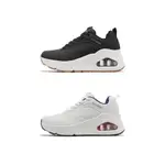 SKECHERS 思克威爾 UNO HI-THIN AIR 女款 增高休閒鞋 白/黑 155185BLK/WNVR